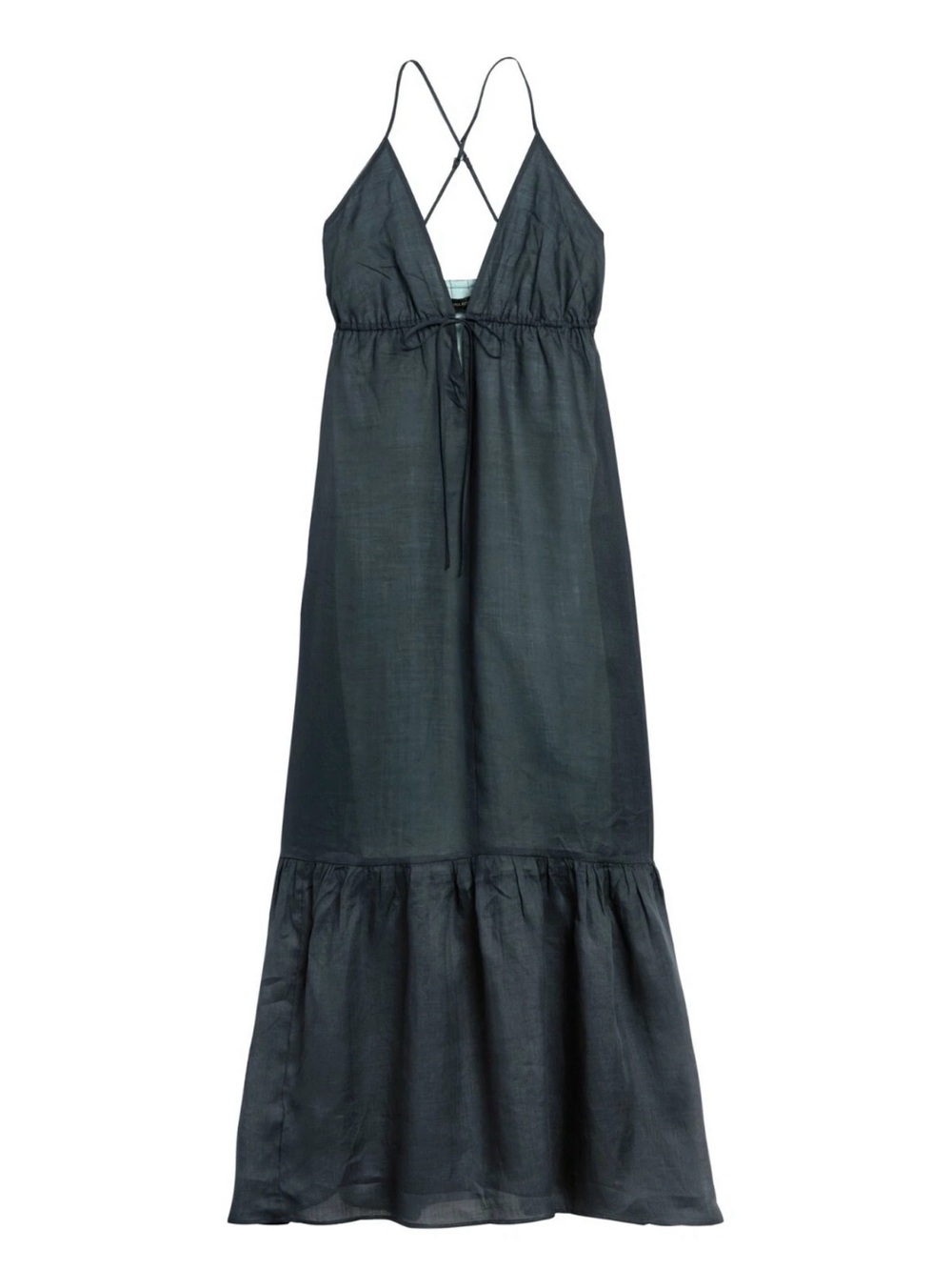 Banana Republic Ramie Maxi Dress Petite Small